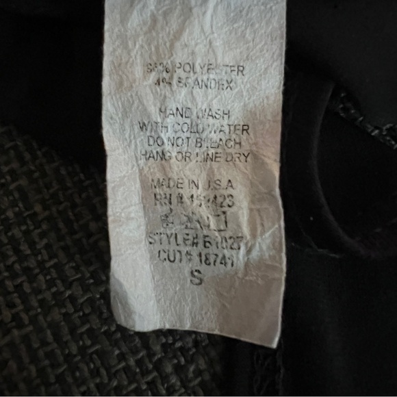 ANGL Elegant Black Bodysuit Garment Size Small EUC - Picture 5 of 6